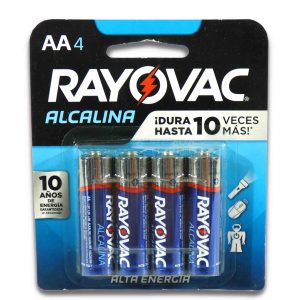 PILA RAYOVAC ALCALINA AA  4u.