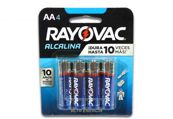 PILA RAYOVAC ALCALINA AA  4u.