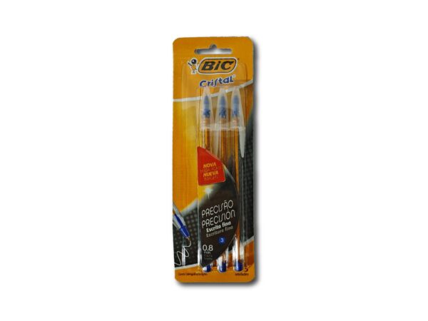 BOLIG.BIC CRISTAL AZUL 0.8 x 3