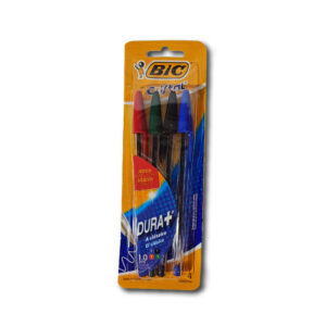 BOLIGRAFO BIC CRISTAL SURT.1.0mm 4un.