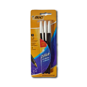 BOLIGRAFO BIC OPACO NEGRO X 3 (607)