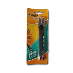 BOLIGRAFO BIC CRISTAL 1.6 NEGRO 2u.