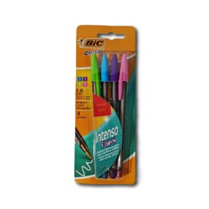 BOLIGRAFO BIC CRIST.FASHION 1.6 SURT.4un.