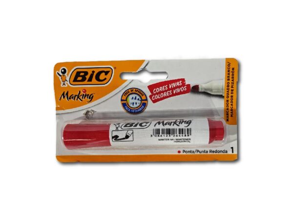 MARCADOR BIC MARKING PIZARRA ROJO 1u.