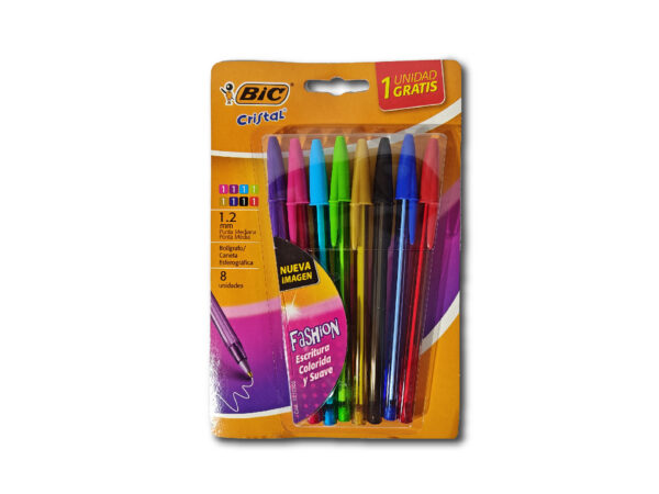BOLIGRAFO BIC CRISTAL FASHION 8un