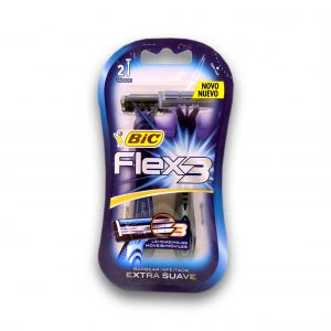 MAQUINA AFEITAR BIC FLEX3 x 2 u.