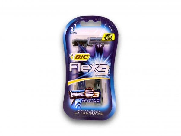 MAQUINA AFEITAR BIC FLEX3 x 2 u.
