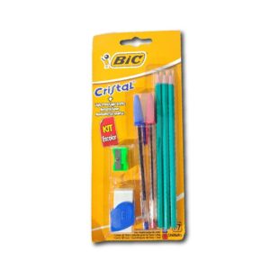 KIT BIC CRISTAL ESCOLAR 7un.