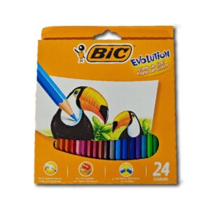 LAPIZ BIC EVOLUTION COLOR 12un