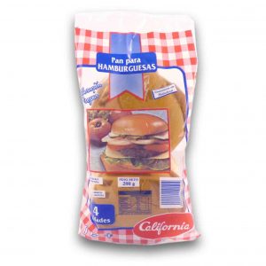 PAN HAMBURGUESA x 4 u.