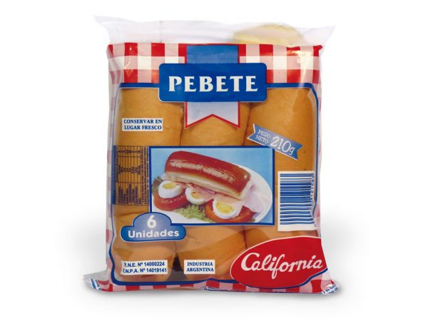 PAN PEBETE COMUN x 6 u.