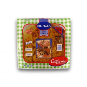 PRE PIZZA ESPINACA 250gr.