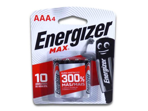 PILA ENERGIZER AAA CHICA 4u.