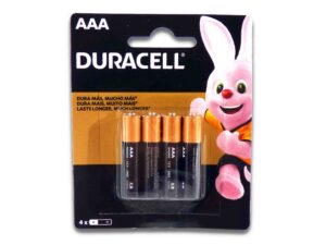 041333001098 PILA DURACELL AAA CHICA 4u.