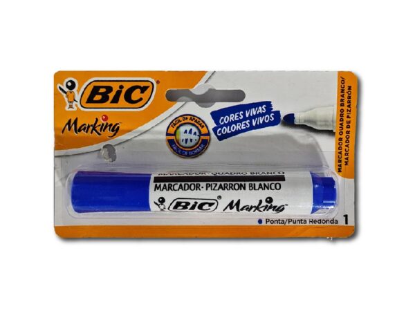 MARCADOR BIC MARKING PIZARRA AZUL 1u.