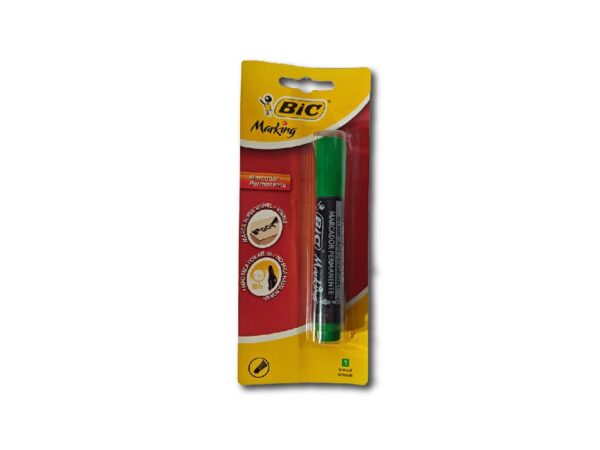 MARCADOR BIC MARKING PERM.VERDE