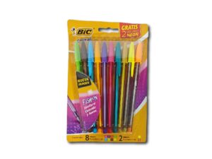 070330526112 BOLIG.BIC CRISTAL FASHION & INTENSO X10