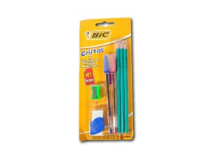 070330944237 KIT BIC CRISTAL ESCOLAR 7un.
