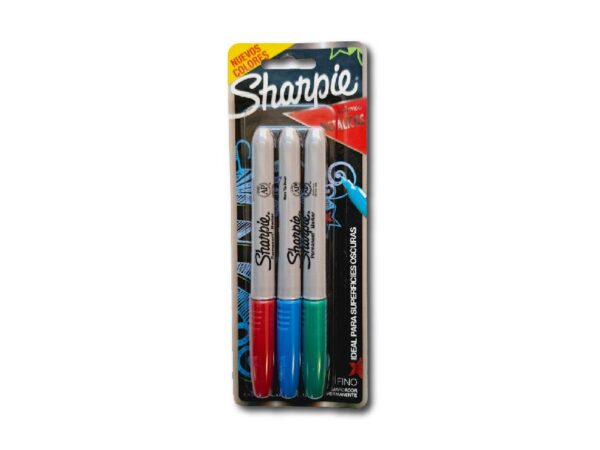 SHARPIE METALICOS FINOS X 3