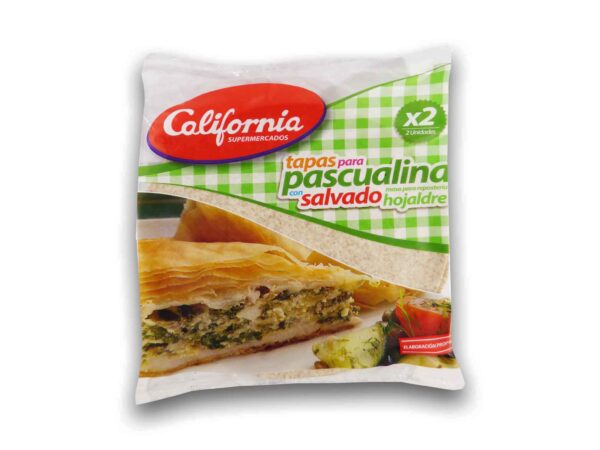 TAPA P/PASCUALINA C/SALV. x 2u.