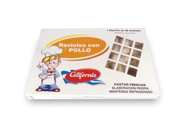 RAVIOLES POLLO 48 u.