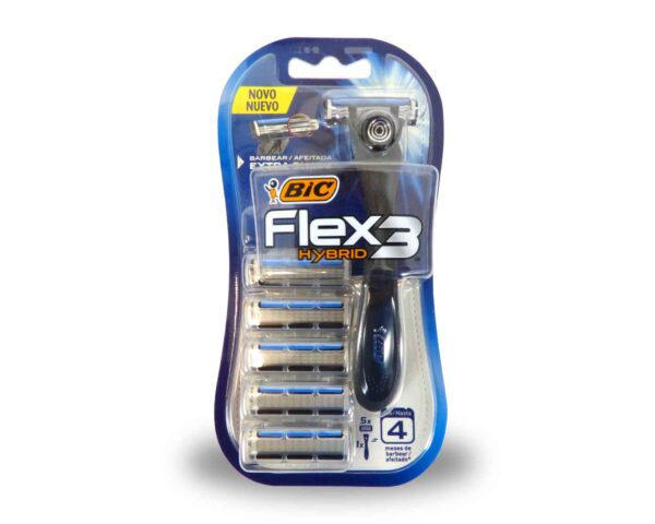 MAQUINA AFEITAR BIC FLEX3 HYBRID