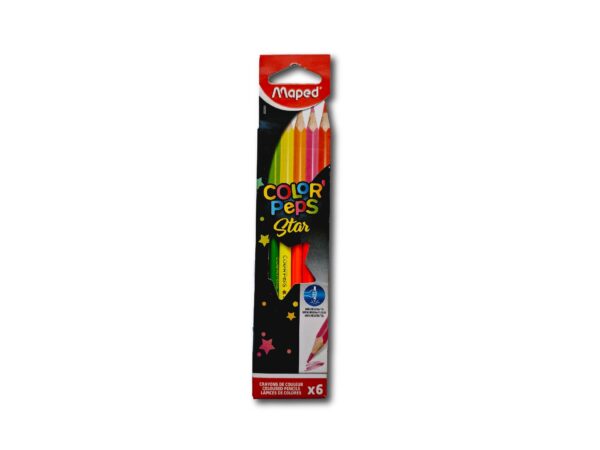LAPICES COLORPEPS FLUO EST.6un (036)