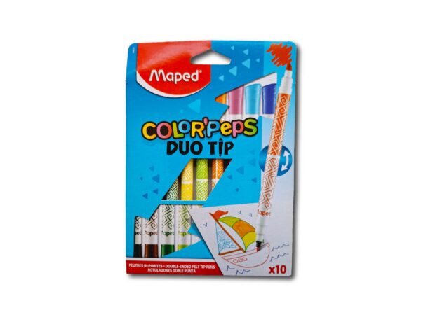 ROTULADORES MAPED DUO TIP 10un