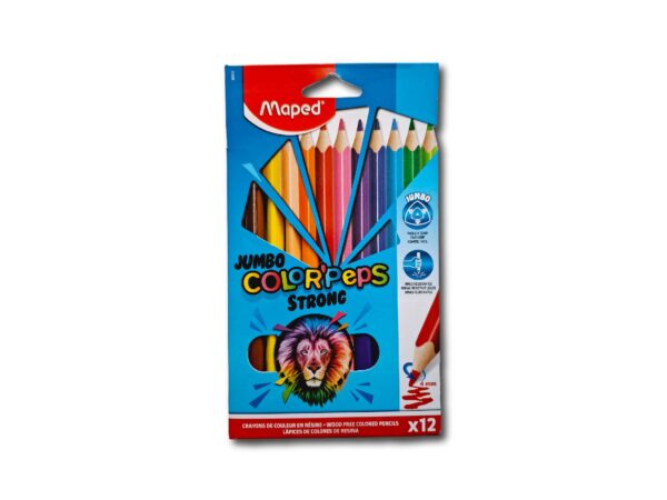 LAPICES COLORPEPS JUMBO STRONG 12