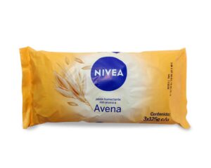 4005900683830 JABON NIVEA HUMECTANTE AVENA 3x125gr.