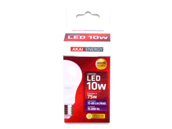 LAMPARA AKAI LED BULB 10 WATT CAL.