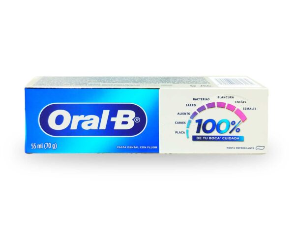 PASTA DENTAL ORAL-B 100% 70gr.