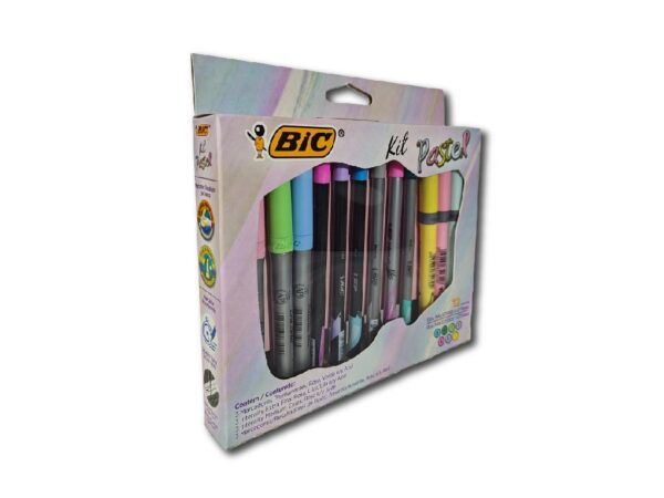KIT BIC PASTEL X 12