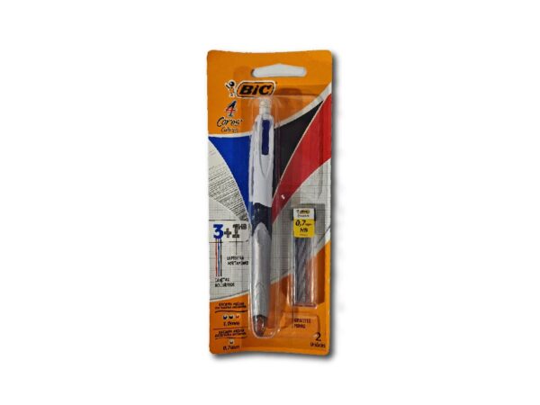 LAPICERA BIC 3 COLORES/PORTAMINAS+MINAS