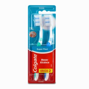 7509546075242 CEPILLO DENTAL COLGATE SUPER FLEXI SVE. 2u.