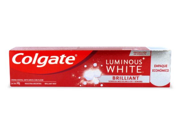 CREMA DENTAL COLGATE LUM.WHITE 140 gr.
