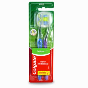 7702010130632 CEPILLO DENTAL COLGATE TWISTER MED.2u.