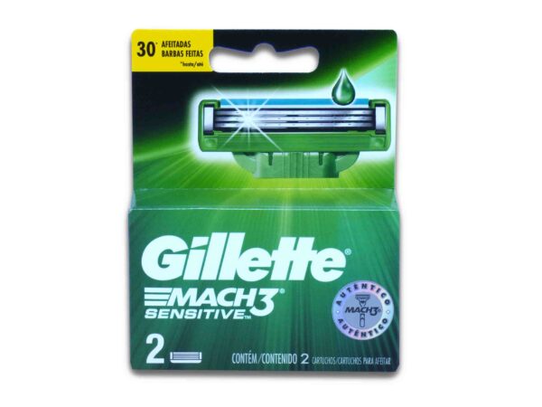 REPUESTO AFEITAR MACH3 SENSITIVE x 2 u.