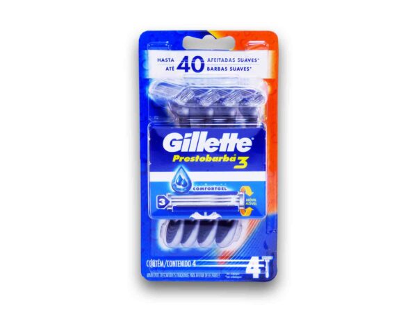 MAQUINA AF.PRESTOBARBA3 EXTRA S 4 u.