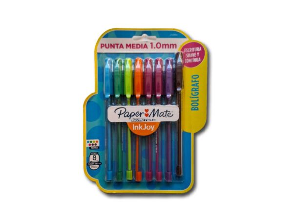 BOLIGRAFO PAPER M.INKJOY SURT.8u.(3853))