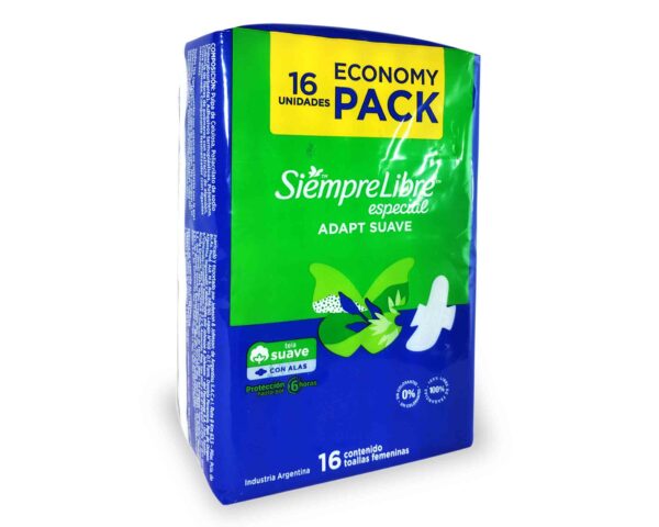 TOALLA S.LIBRE ESPECIAL T.SUAVE 16u.