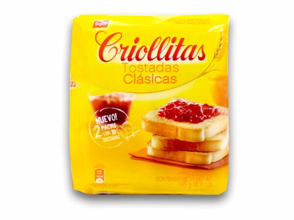 TOSTADAS CRIOLLITAS CLASICAS 195gr.