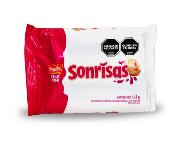 GALLETITA SONRISAS FRAMBUESA 324gr