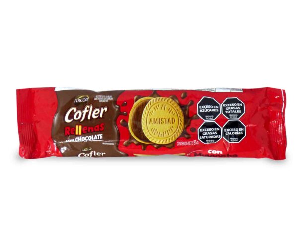 GALLETITA COFLER VAINILLA RELL.CHOC.85gr