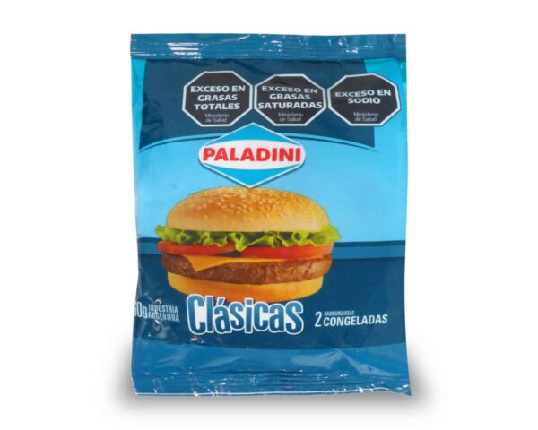 HAMBURGUESA PALADINI CLAS.POUCH 160gr.