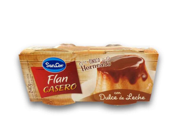 FLAN SANCOR CASERO C/D.LECHE 2x115gr.