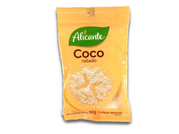 COCO RALLADO ALICANTE SOBRE 50gr.