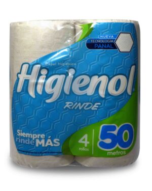 7790250019008 PAPEL HIG.HIGIENOL RINDE H/S 4x50mt.