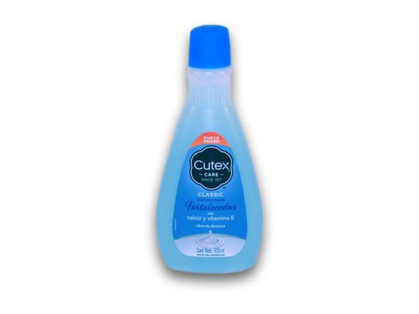 QUITAESMALTE CUTEX FORTALECED.100ml.