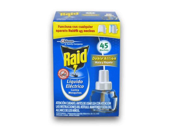 RAID REP.LIQUIDO ELECT.45 NOCHES 32.9ml.